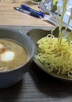チャーシューの残り汁で作るつけ麺-レシピのメイン写真