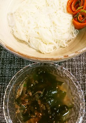 しじみ汁DE素麺-レシピのメイン写真