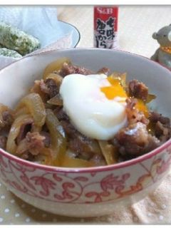 温玉のっけ牛丼-レシピのメイン写真