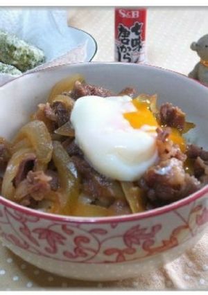 温玉のっけ牛丼-レシピのメイン写真