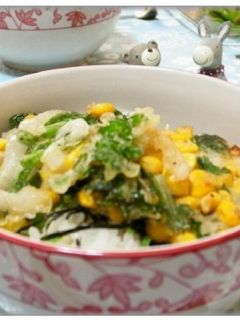玉ねぎとコーンのかき揚げ丼-レシピのメイン写真