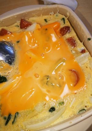 レンジで おからパウダー キッシュもどき-レシピのメイン写真