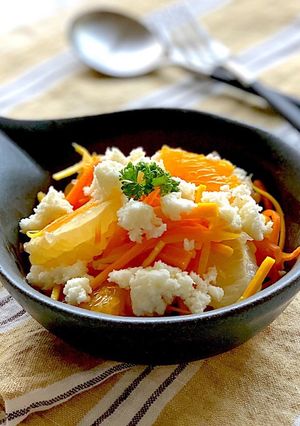 にんじんと柑橘類爽やかサラダ-レシピのメイン写真