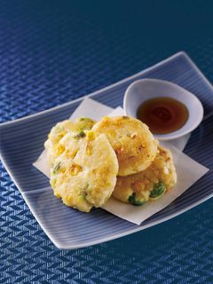 枝豆とコーンの豆腐お焼きby草津市-レシピのメイン写真