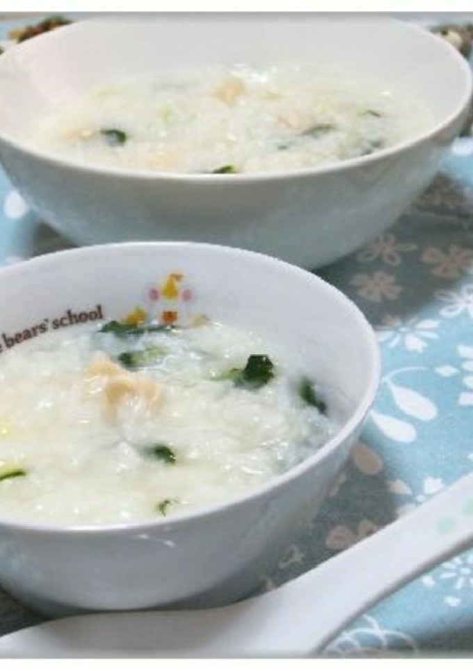 中国料理野菜を使った ほたての中華粥-レシピのメイン写真