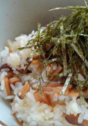 キノコバターご飯-レシピのメイン写真