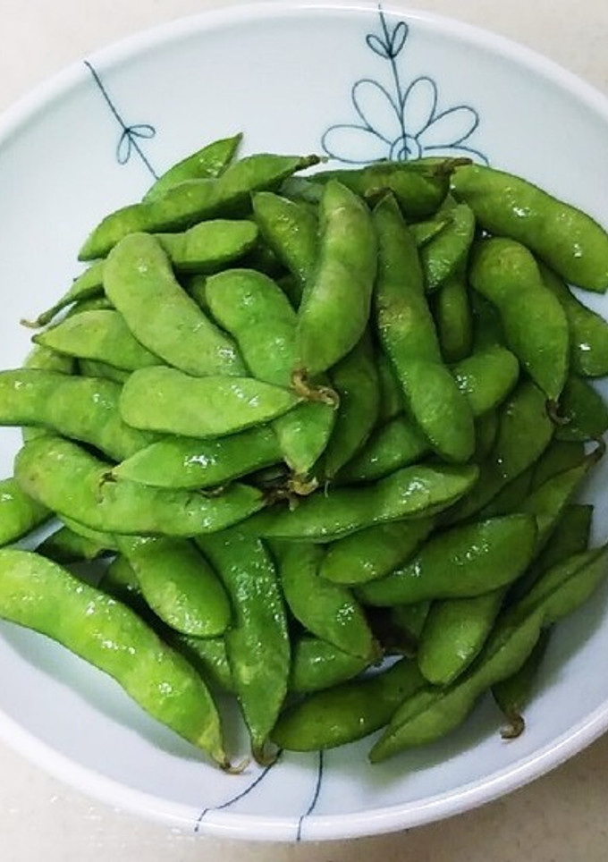 枝豆はレンジ加熱が便利で簡単♪-レシピのメイン写真