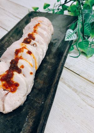 ＊ご飯のついでにあと一品＊鶏ハム＊-レシピのメイン写真