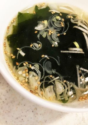 ※3分！コツなし！絶品わかめスープ※-レシピのメイン写真