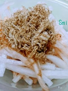 シャキシャキ大根サラダ☆ふりかけON♪-レシピのメイン写真