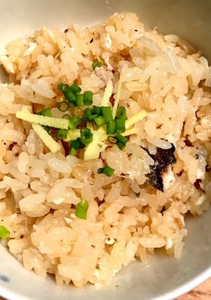 土鍋で鮎めし-レシピのメイン写真