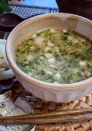 さっぱり冷やしうどん（すったてうどん）-レシピのメイン写真