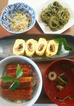 夕飯 土用丑の日-レシピのメイン写真