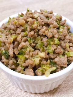 セロリそぼろ-レシピのメイン写真
