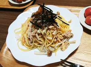 お吸い物の素で簡単和風パスタ-レシピのメイン写真