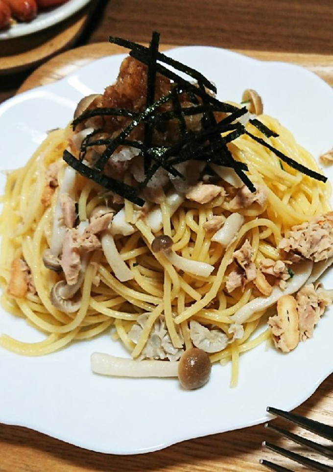 お吸い物の素で簡単和風パスタ-レシピのメイン写真