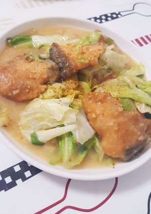 酒とキャベツの味噌炒め-レシピのメイン写真