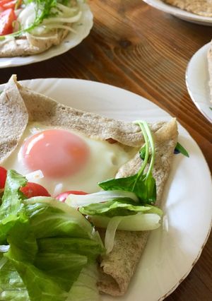 蕎麦粉のガレット【蕎麦の実消費レシピ】-レシピのメイン写真