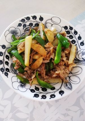 簡単に！じゃが芋と豚肉の中華炒め-レシピのメイン写真