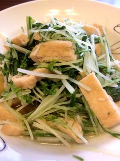 水菜と油揚げの煮浸し♪-レシピのメイン写真