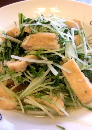 水菜と油揚げの煮浸し♪-レシピのメイン写真