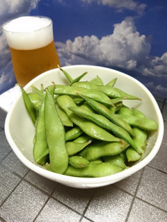 【まな板不要】夏だビールだ!蒸し枝豆-レシピのメイン写真