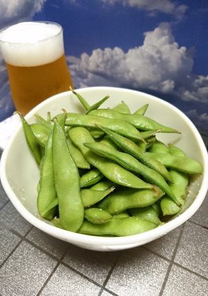 【まな板不要】夏だビールだ！蒸し枝豆-レシピのメイン写真
