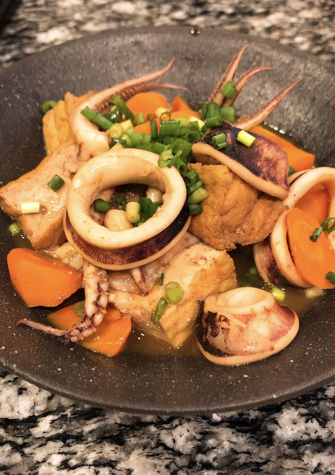 いかと厚揚げの煮物-レシピのメイン写真