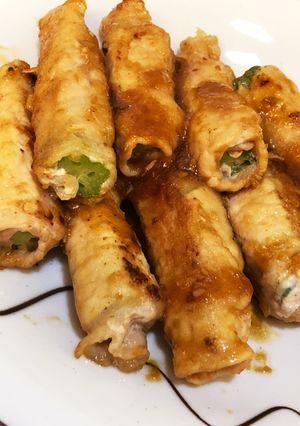 オクラの肉巻き-レシピのメイン写真