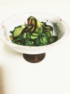 なすとキュリの和え物 時短料理-レシピのメイン写真