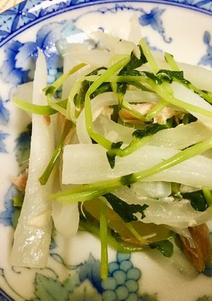 シャリっと大根×豆苗の地中海サラダ-レシピのメイン写真