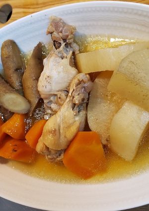 さっぱりと手羽元と大根の醤油煮（圧力鍋）-レシピのメイン写真