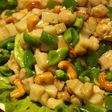 角切りレンコンと鶏肉の中華炒め