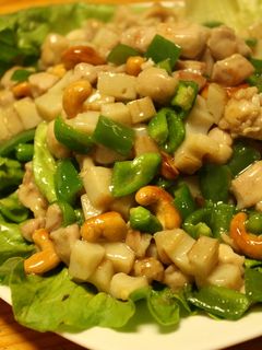角切りレンコンと鶏肉の中華炒め-レシピのメイン写真