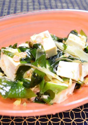 豆腐とみょうがのツナサラダ-レシピのメイン写真