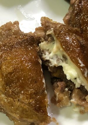 椎茸の肉詰めクリームチーズ入り-レシピのメイン写真
