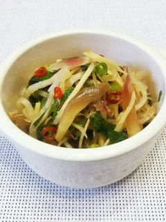 爽やか夏味☆香味野菜と大根の辛味浅漬け。-レシピのメイン写真