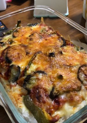 納豆チーズピザドリア-レシピのメイン写真
