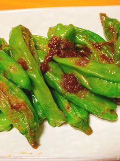 梅ぽん酢ししとう炒め-レシピのメイン写真