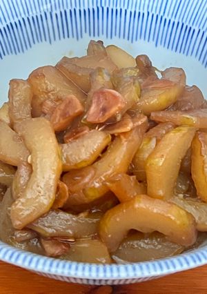 副菜👻おばけきゅうり🥒のスタミナ炒め-レシピのメイン写真