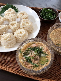 時短&簡単☆ツナ缶で冷や汁風そうめん-レシピのメイン写真