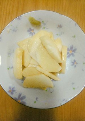 長芋のサクサク麺つゆ漬け～ワサビを添えて-レシピのメイン写真