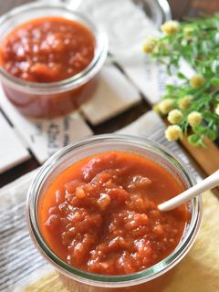 レンジで簡単♪濃厚トマトソース-レシピのメイン写真