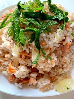 シャケちらし風混ぜご飯-レシピのメイン写真