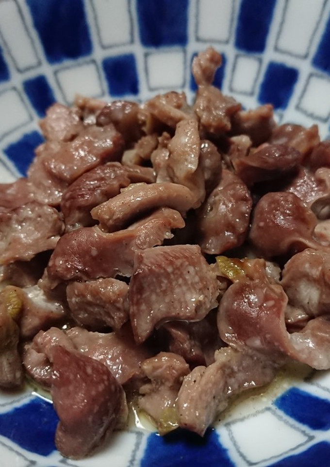 おつまみに！砂肝切れ端ニンニク炒め-レシピのメイン写真