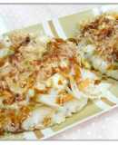 押し麦を使ったライスピザ お好み焼き風
