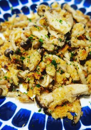 ワインに合う◎しめじのパン粉焼き-レシピのメイン写真