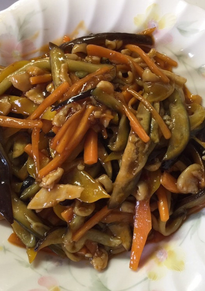 鶏皮活用法！ 鶏皮で作る麻婆茄子★-レシピのメイン写真