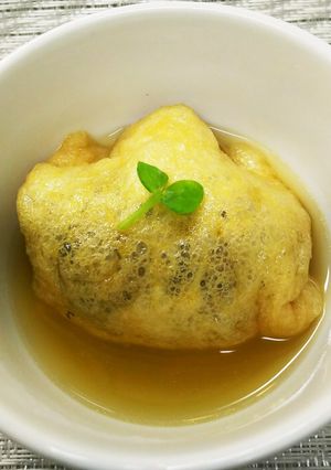 パリパリきゅうりの きんちゃく煮びたし-レシピのメイン写真