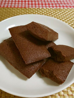 ★簡単!美味しい*チョコフィナンシェ*♪-レシピのメイン写真